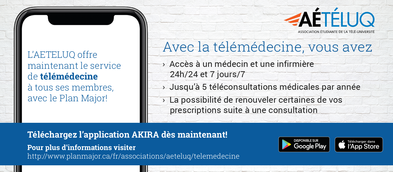 Service de télémédecine de l'AÉTÉLUQ